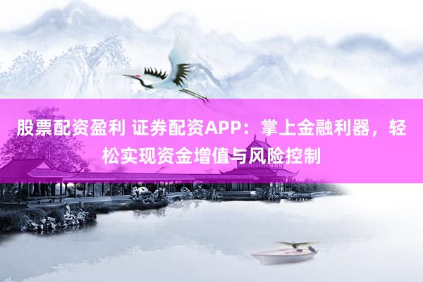 股票配资盈利 证券配资APP：掌上金融利器，轻松实现资金增值与风险控制