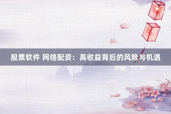 股票软件 网络配资：高收益背后的风险与机遇
