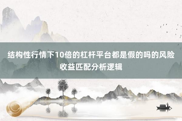 结构性行情下10倍的杠杆平台都是假的吗的风险收益匹配分析逻辑
