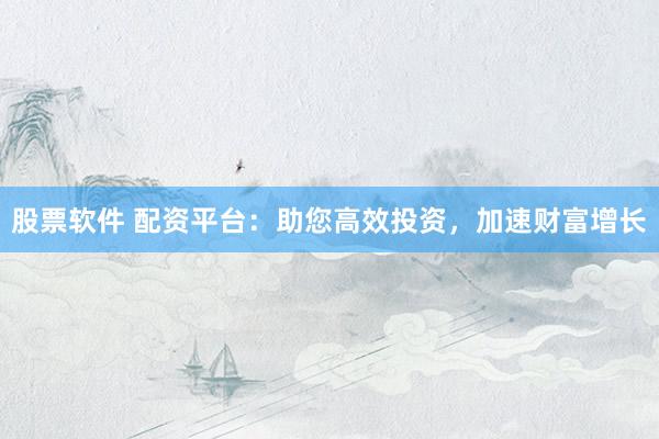 股票软件 配资平台：助您高效投资，加速财富增长